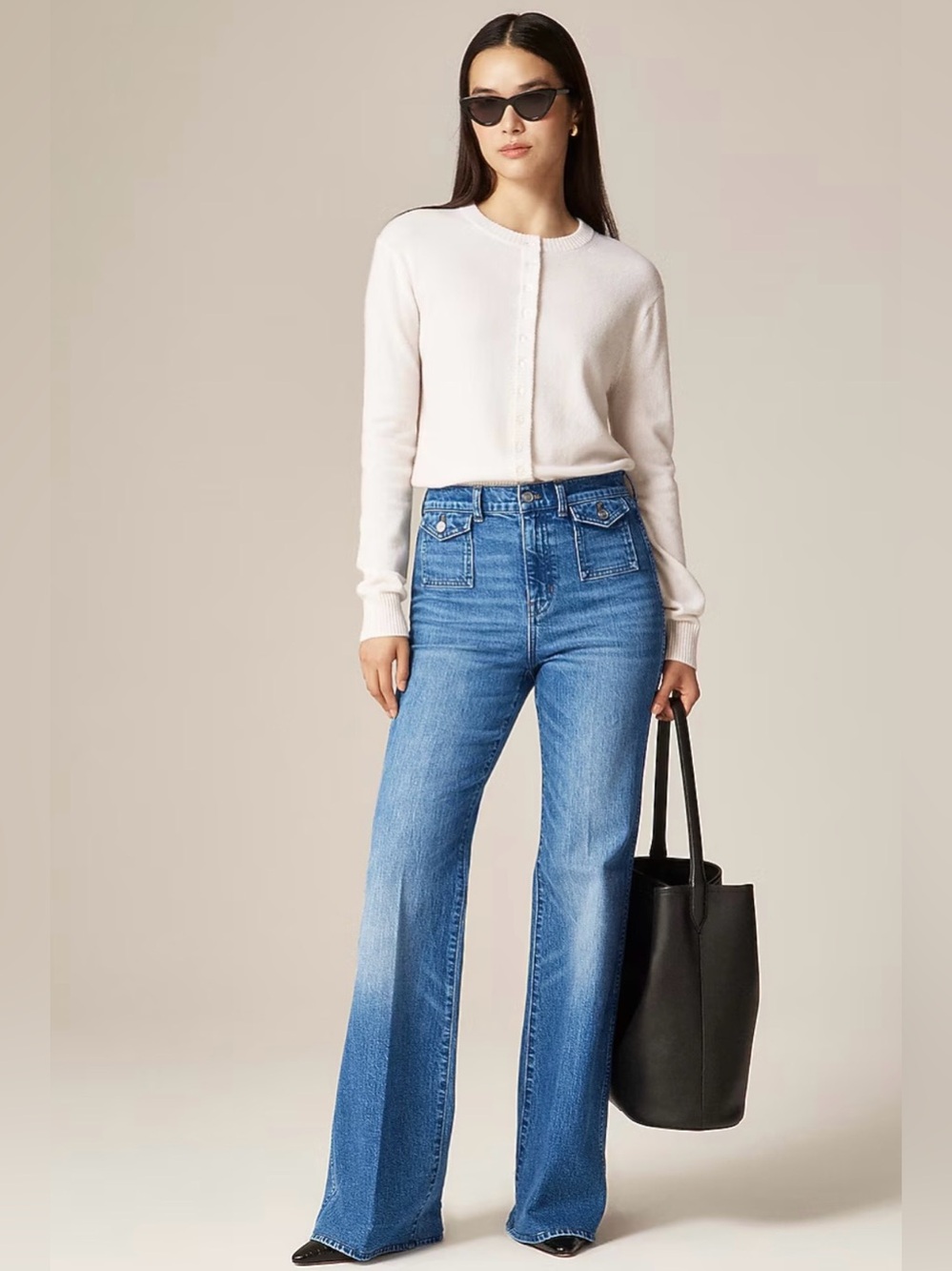 NWT J. Crew Vintage Flare Jeans with Flap Pockets